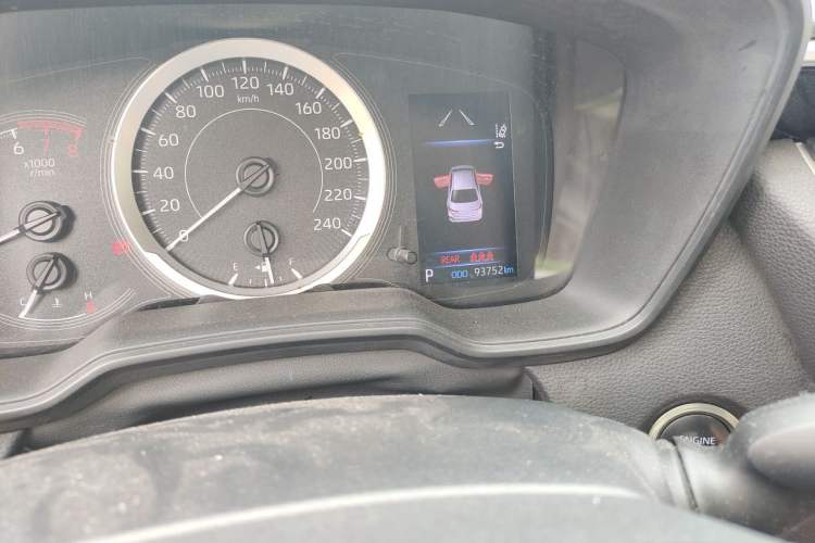 Used Toyota Corolla 2021 1.2T S-CVT Elite Edition Odometer Close Up
