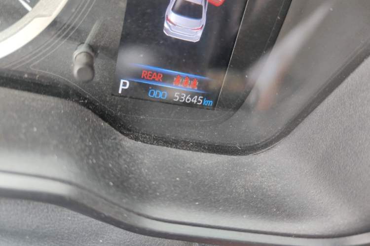 Used Toyota Corolla 2021 1.2T S-CVT Pioneer Edition Odometer Close Up
