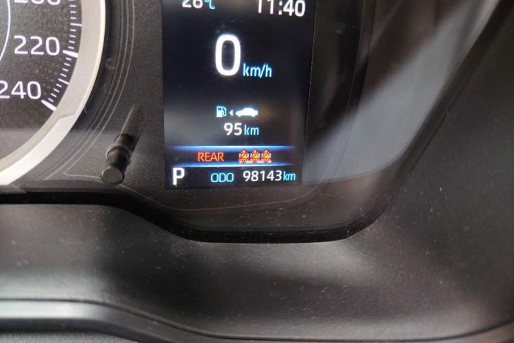 Used Toyota Corolla 2021 1.2T S-CVT Elite Edition Odometer Close Up