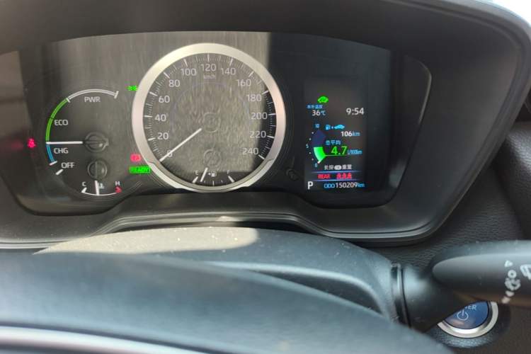 Used Toyota Corolla 2021 Dual-Motor 1.8L E-CVT Elite Edition Odometer Close Up