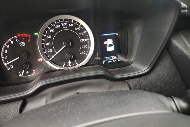 Used Toyota Corolla 2021 1.2T S-CVT Pioneer Edition Odometer Close Up