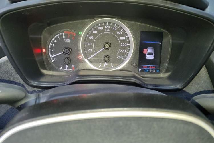 Used Toyota Corolla 2021 TNGA 1.5L CVT Elite Edition Odometer Close Up