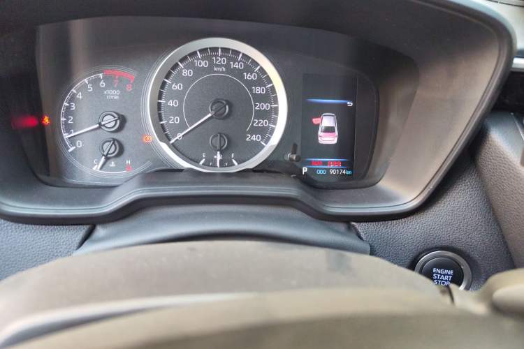 Used Toyota Corolla 2021 1.2T S-CVT Elite Edition Odometer Close Up