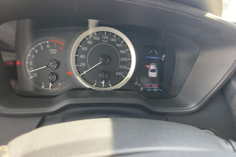 Used Toyota Corolla 2021 1.2T S-CVT Pioneer PLUS Edition Odometer Close Up