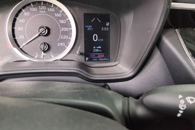 Used Toyota Corolla 2021 1.2T S-CVT Elite PLUS Edition Odometer Close Up