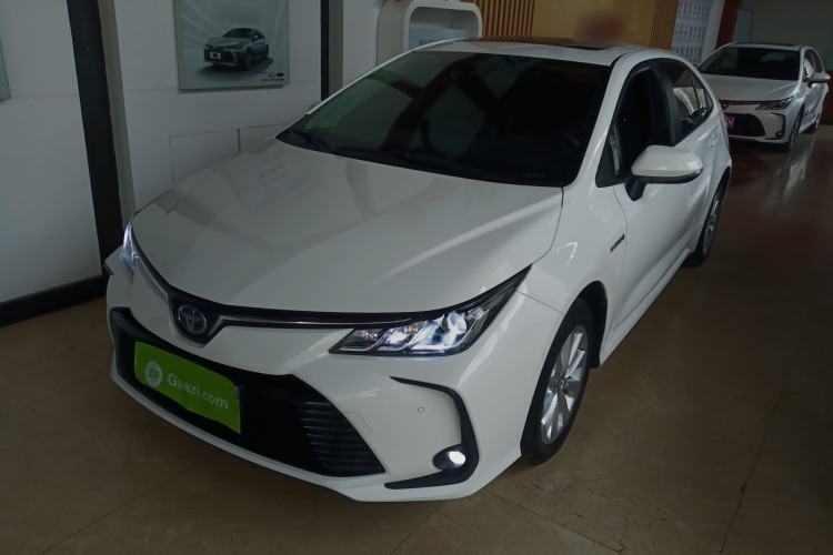 Used Toyota Corolla 2021 Dual-Motor 1.8L E-CVT Elite Edition Guazi used car, China used car export, Used car for sale, Used Toyota cars, Cheapest cars for sale