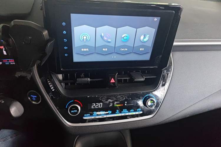 Used Toyota Corolla 2021 Dual-Engine 1.8L E-CVT Pioneer Edition Audio And AC Panel