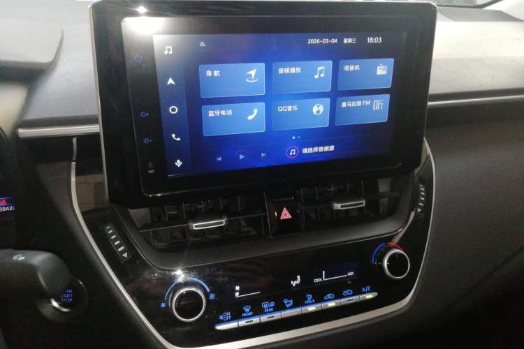 Used Toyota Corolla 2021 1.2T S-CVT Elite Edition Audio And AC Panel