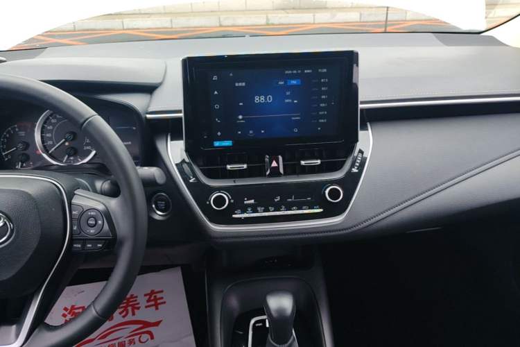 Used Toyota Corolla 2021 1.2T S-CVT Luxury Edition Audio And AC Panel