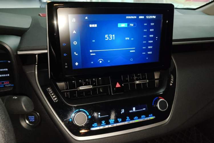 Used Toyota Corolla 2021 1.2T S-CVT Elite PLUS Edition Audio And AC Panel