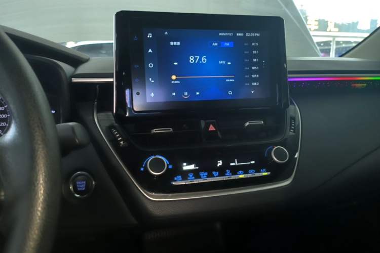 Used Toyota Corolla 2021 1.2T S-CVT Elite PLUS Edition Audio And AC Panel