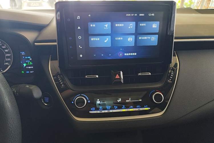 Used Toyota Corolla 2021 1.2T S-CVT Elite Edition Audio And AC Panel