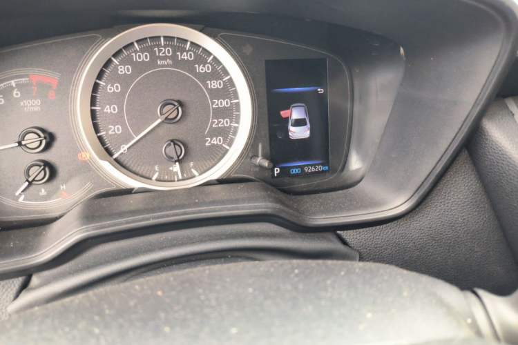 Used Toyota Corolla 2021 TNGA 1.5L CVT Pioneer Edition Odometer Close Up