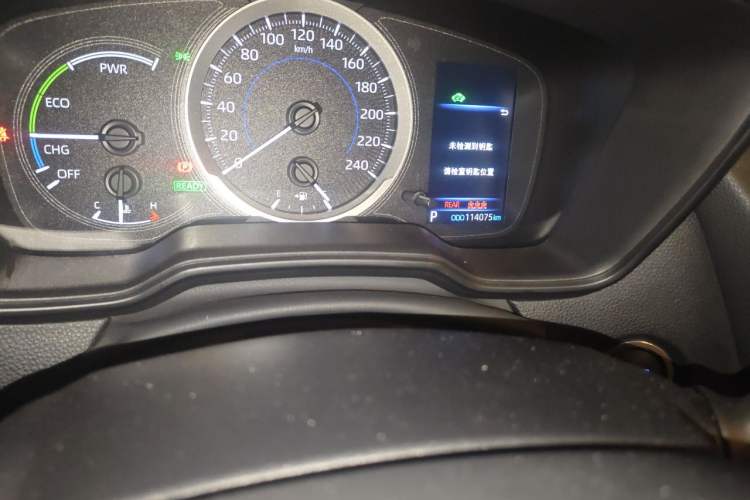 Used Toyota Corolla 2021 Dual-Motor 1.8L E-CVT Elite Edition Odometer Close Up