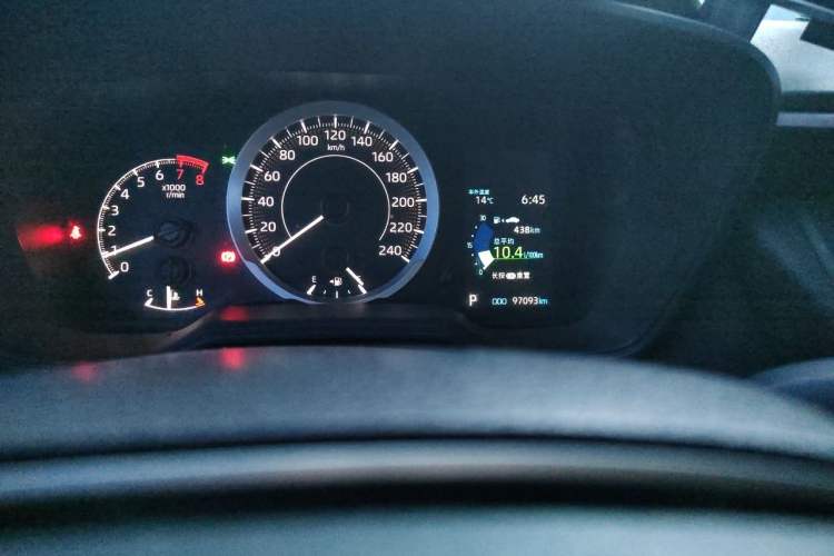 Used Toyota Corolla 2021 TNGA 1.5L CVT Pioneer Edition Odometer Close Up
