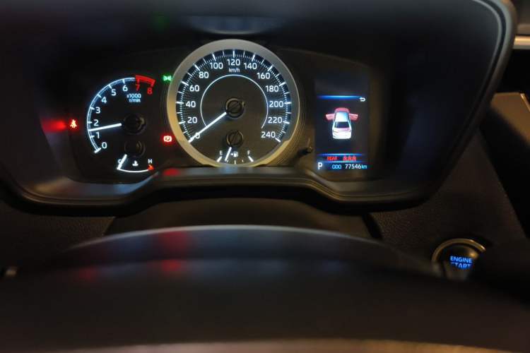 Used Toyota Corolla 2021 TNGA 1.5L CVT Elite Edition Odometer Close Up