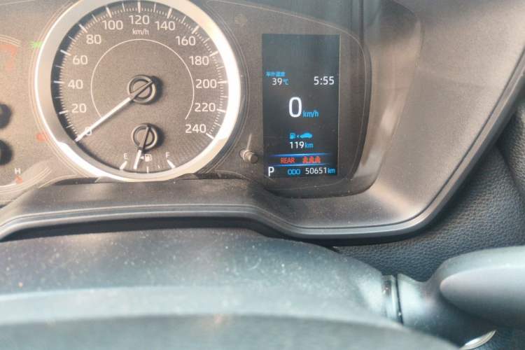 Used Toyota Corolla 2021 1.2T S-CVT Elite Edition Odometer Close Up