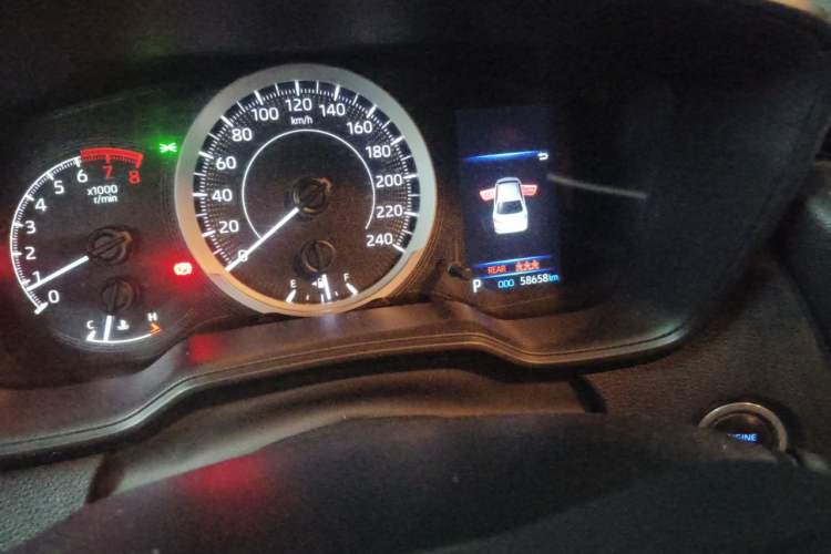 Used Toyota Corolla 2021 1.2T S-CVT Elite Edition Odometer Close Up