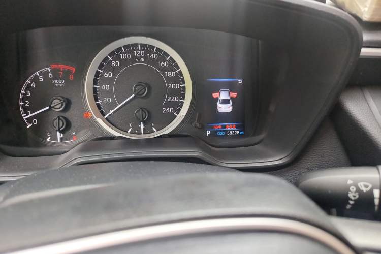Used Toyota Corolla 2021 1.2T S-CVT Pioneer PLUS Edition Odometer Close Up