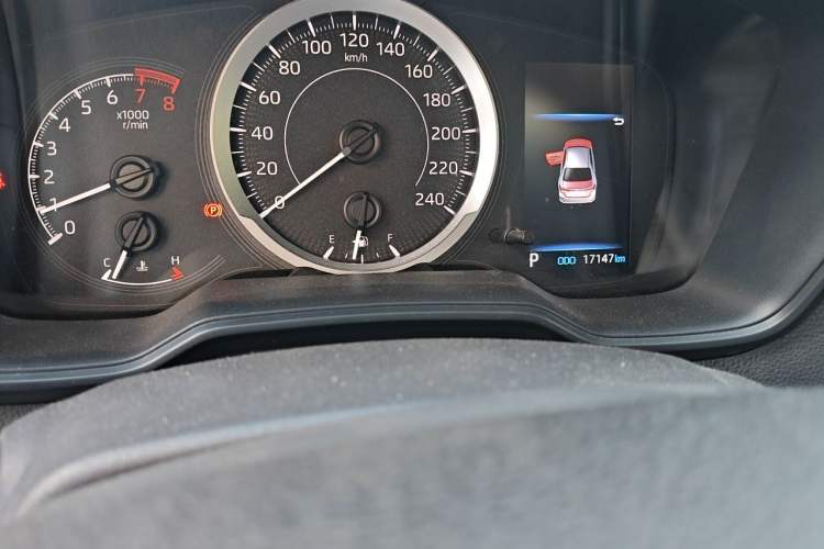 Used Toyota Corolla 2021 TNGA 1.5L CVT Elite Edition Odometer Close Up