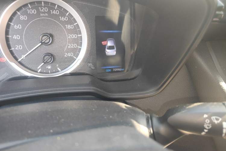 Used Toyota Corolla 2021 1.2T S-CVT Pioneer Edition Odometer Close Up
