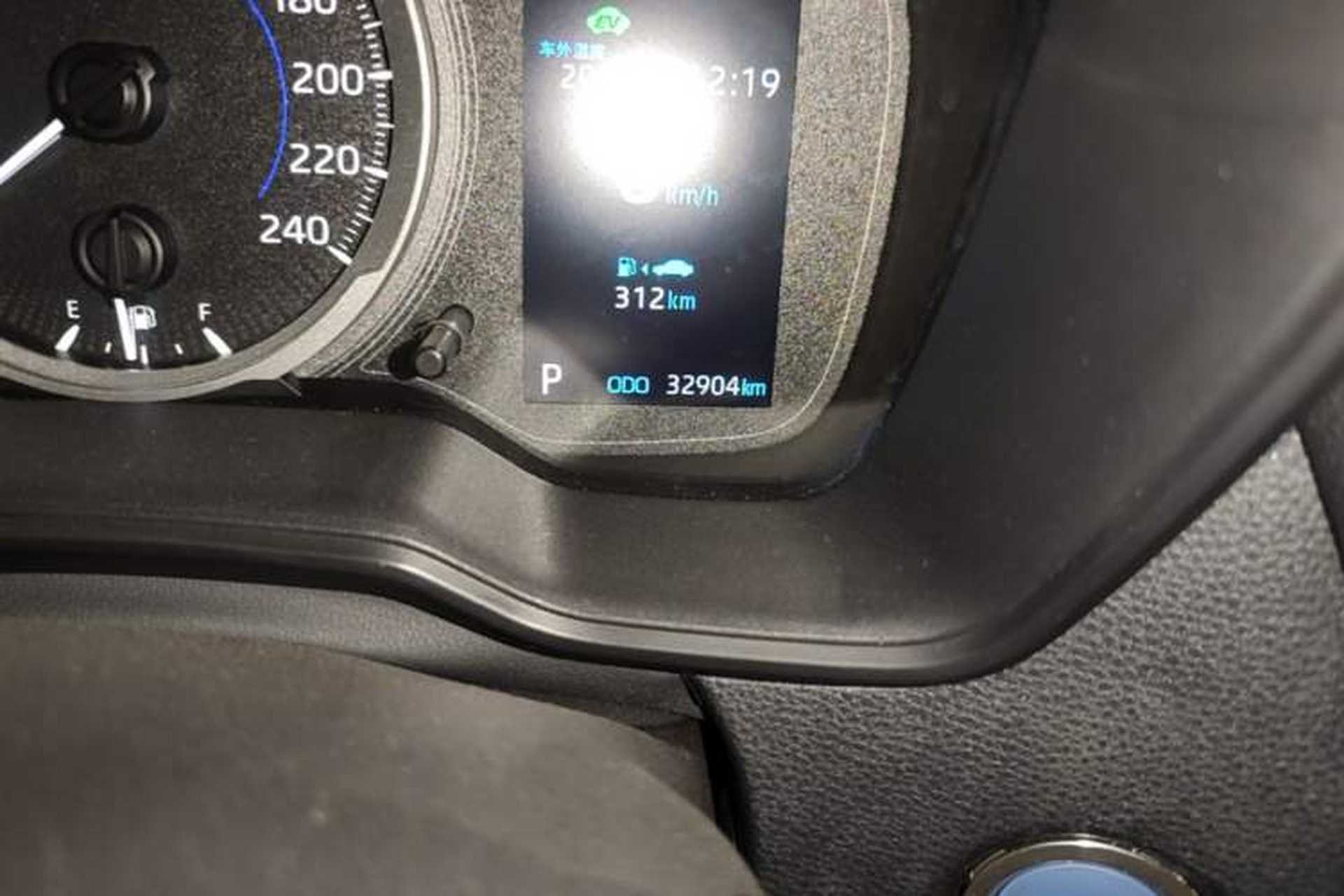 Used Toyota Corolla 2021 Dual-Engine 1.8L E-CVT Pioneer Edition Odometer Close Up