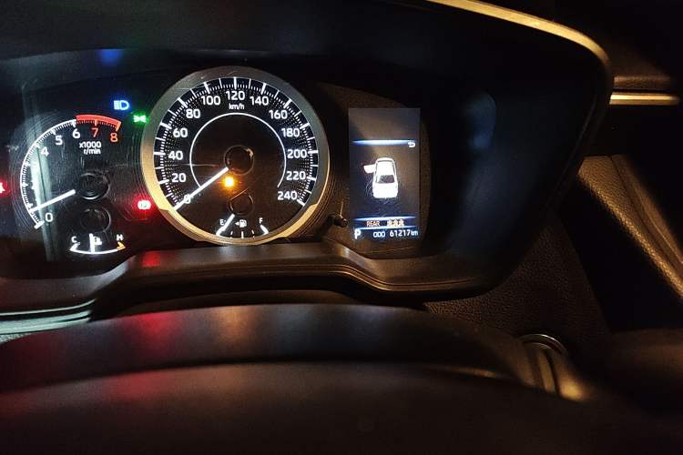 Used Toyota Corolla 2021 1.2T S-CVT Pioneer PLUS Edition Odometer Close Up