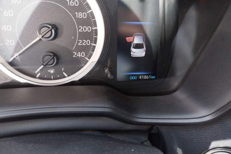 Used Toyota Corolla 2021 1.2T S-CVT Elite PLUS Edition Odometer Close Up