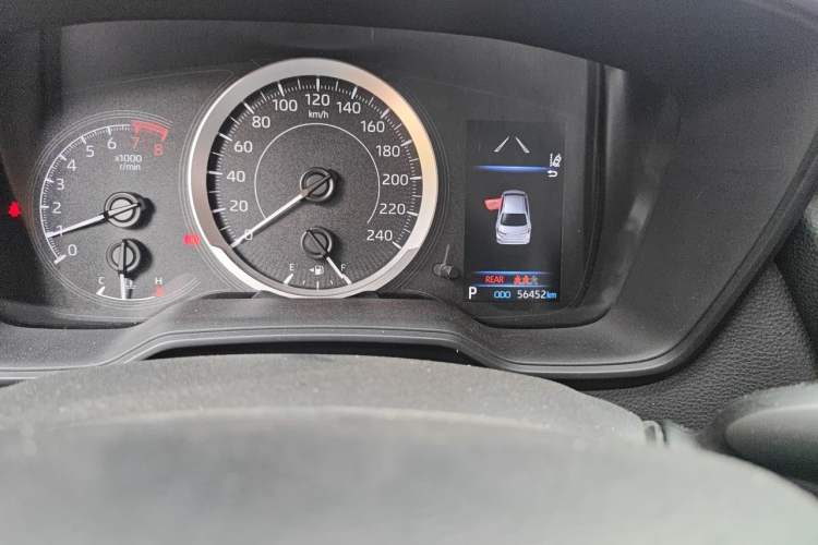 Used Toyota Corolla 2021 TNGA 1.5L CVT Pioneer Edition Odometer Close Up