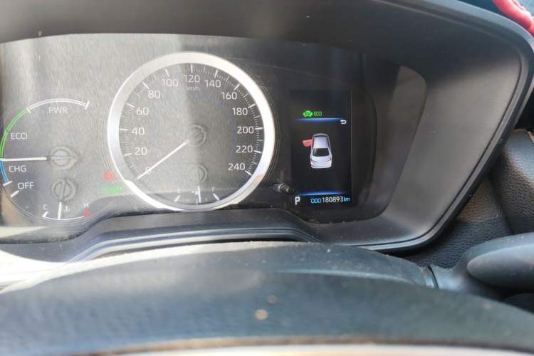 Used Toyota Corolla 2021 Dual-Motor 1.8L E-CVT Elite Edition Odometer Close Up
