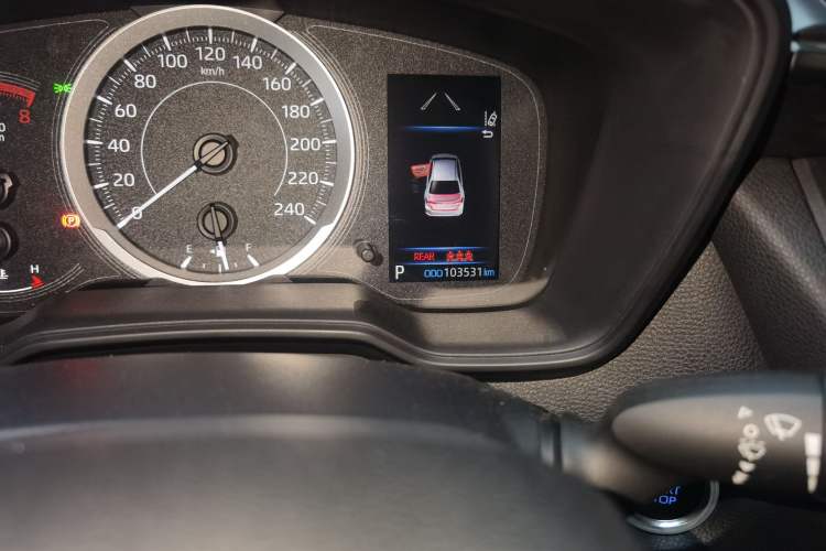 Used Toyota Corolla 2021 1.2T S-CVT Pioneer PLUS Edition Odometer Close Up