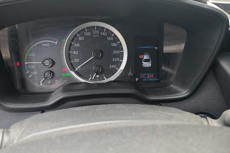 Used Toyota Corolla 2021 Dual-Engine 1.8L E-CVT Pioneer Edition Odometer Close Up