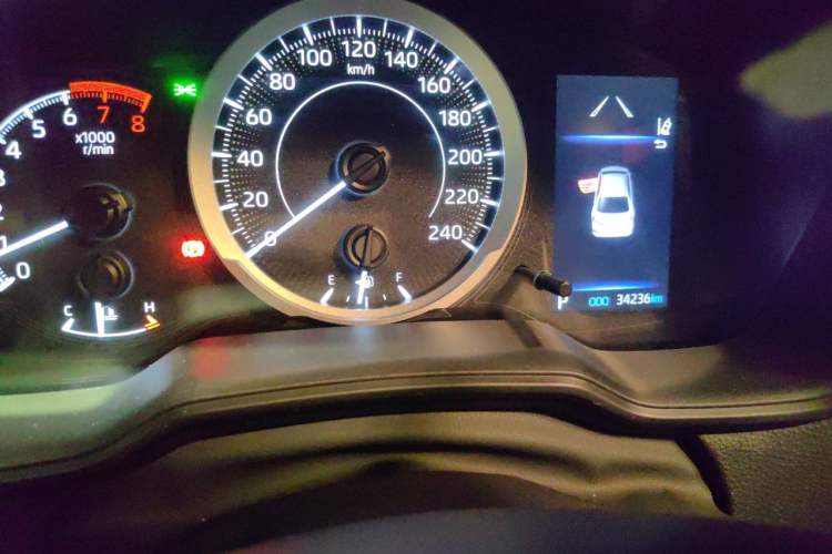 Used Toyota Corolla 2021 1.2T S-CVT Elite PLUS Edition Odometer Close Up