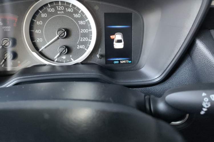 Used Toyota Corolla 2021 1.2T S-CVT Pioneer Edition Odometer Close Up