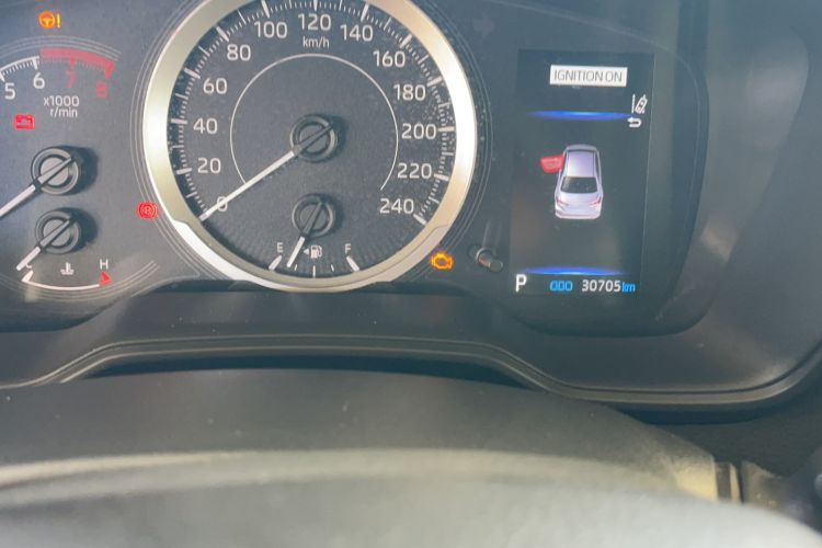 Used Toyota Corolla 2021 1.2T S-CVT Pioneer PLUS Edition Odometer Close Up