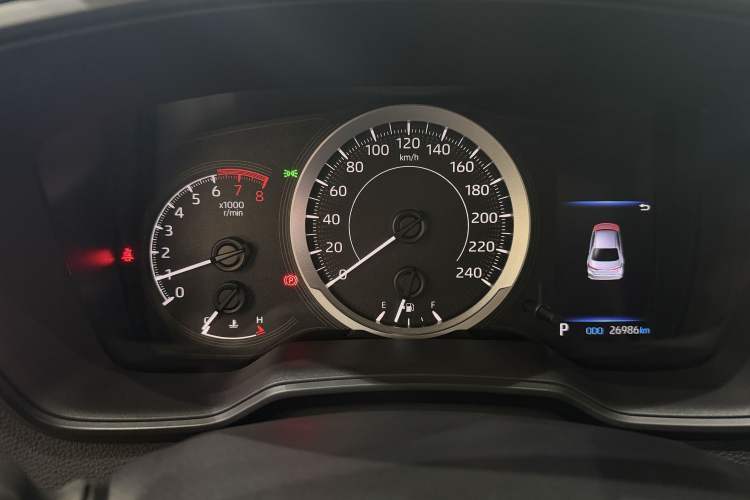 Used Toyota Corolla 2021 1.2T S-CVT Elite PLUS Edition Odometer Close Up
