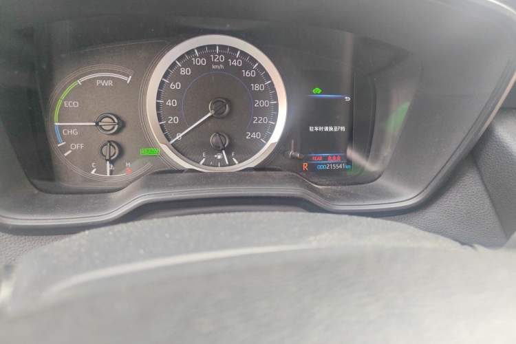 Used Toyota Corolla 2021 Dual-Motor 1.8L E-CVT Elite Edition Odometer Close Up