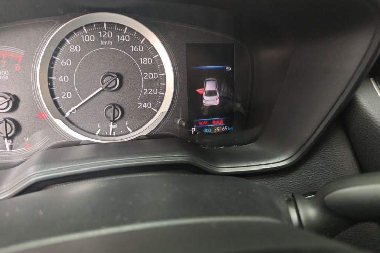 Used Toyota Corolla 2021 1.2T S-CVT Elite Edition Odometer Close Up