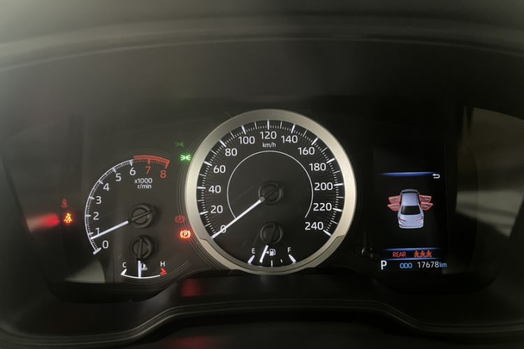 Used Toyota Corolla 2021 1.2T S-CVT Elite PLUS Edition Odometer Close Up