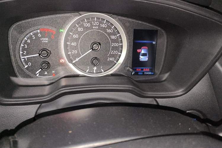 Used Toyota Corolla 2021 1.2T S-CVT Elite Edition Odometer Close Up