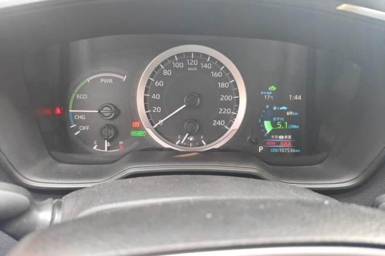 Used Toyota Corolla 2021 Dual-Motor 1.8L E-CVT Elite Edition Odometer Close Up