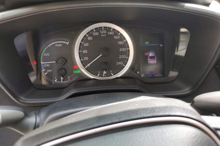 Used Toyota Corolla 2021 Dual-Engine 1.8L E-CVT Pioneer Edition Odometer Close Up