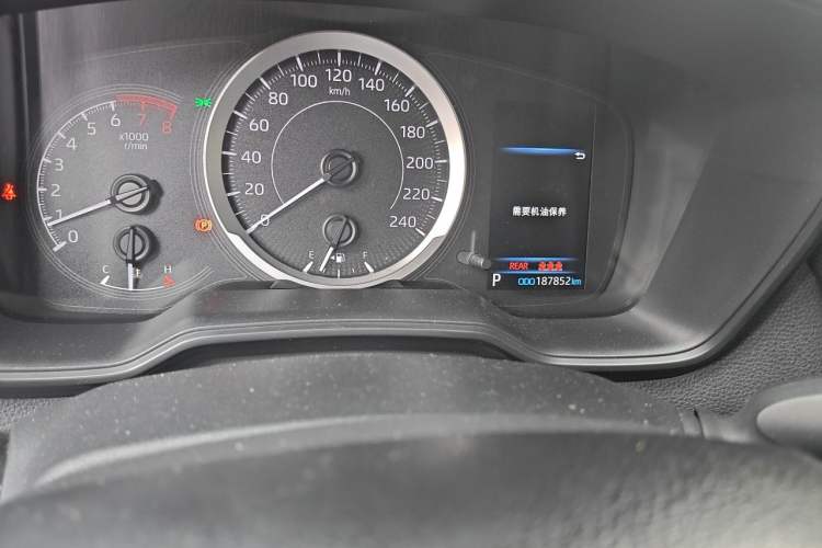 Used Toyota Corolla 2021 1.2T S-CVT Elite Edition Odometer Close Up