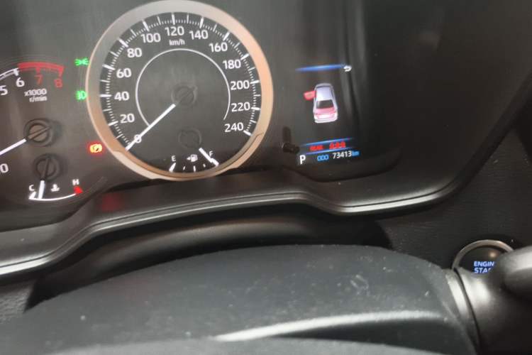 Used Toyota Corolla 2021 1.2T S-CVT Pioneer PLUS Edition Odometer Close Up