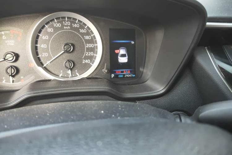 Used Toyota Corolla 2021 TNGA 1.5L CVT Pioneer Edition Odometer Close Up