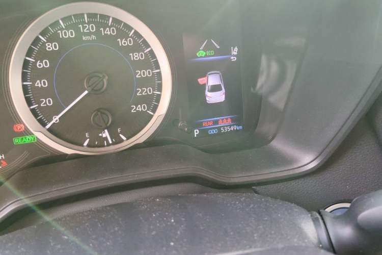 Used Toyota Corolla 2021 Dual-Motor 1.8L E-CVT Elite Edition Odometer Close Up