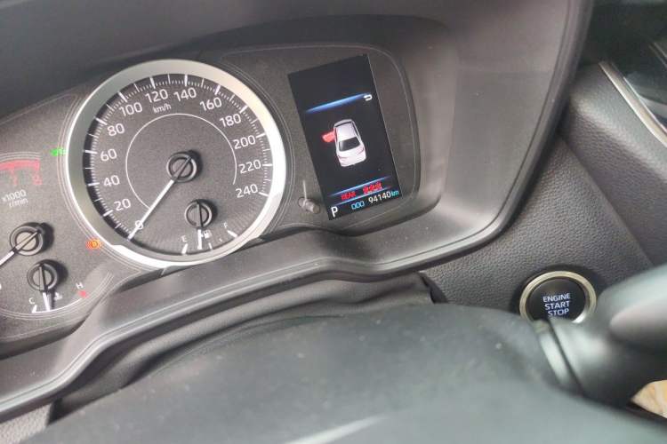 Used Toyota Corolla 2021 1.2T S-CVT Elite Edition Odometer Close Up