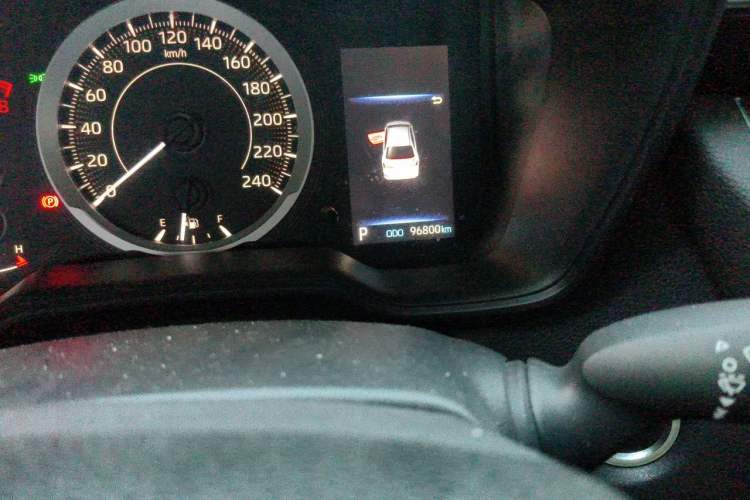 Used Toyota Corolla 2021 TNGA 1.5L CVT Elite Edition Odometer Close Up