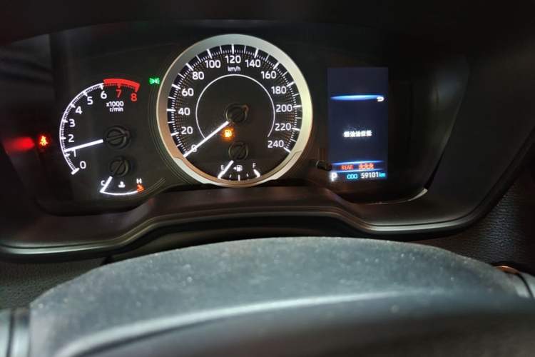 Used Toyota Corolla 2021 1.2T S-CVT Pioneer PLUS Edition Odometer Close Up
