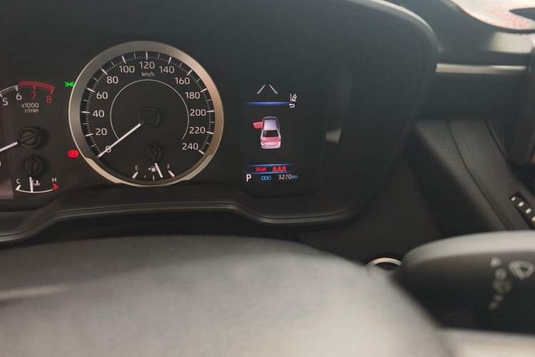 Used Toyota Corolla 2021 1.2T S-CVT Pioneer Edition Odometer Close Up